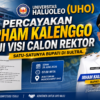 UHO Percayakan Irham Kalenggo Uji Visi Calon Rektor, Satu-satunya Bupati di Sultra