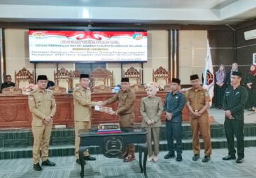 Pemkab Konsel dan DPRD Sepakati Raperda Pertanggungjawaban Pelaksanaan APBD TA 2025 Menjadi Perda